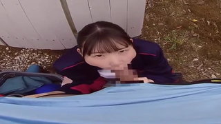 Picture of (Using an advanced wearable camera) The manager of the soccer club falls in love with me, the advisor, and enjoys creampie sex with me while the players are practicing hard. *Secretly outdoors - 1