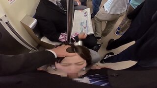 Picture of 痴●師グループに囲まれた美巨乳OL 嫌がりながらもGカップを揉みしだかれ強●中出し 田中ねね - 1
