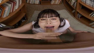 Picture of "You absolutely can't make a sound, okay?" The beautiful librarian's no-bra temptation is so intense I can't concentrate on reading... Close-up whispering creampie sex covered in breasts Noa-san (24) - 1
