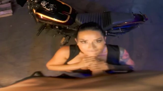 Picture of BRAZZERS - Badass babe Katrina Jade has a thing for power, so you brought her back to your garage to check out your motorcycle