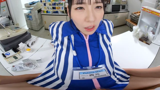 Picture of 【8K】10年来の仲が良い地元のハメ友とコンビニバイトの休憩中にラブホ代わりに身勝手ヌキヌキタイム猿のように汗だくでSEXした側道沿いの真夏の田舎コンビニ。 西元めいさ - 1